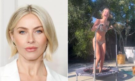 Julianne Hough says she’s ‘never been healthier’ after concerns over her body in bikini post