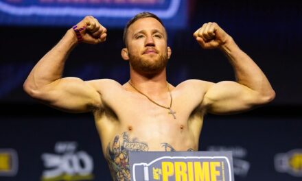 UFC star Justin Gaethje casts vote for Trump: ‘Proud to represent the USA’