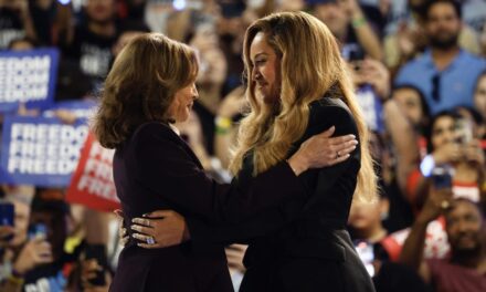 Beyoncé says ‘I’m here as a mother’ as she endorses Kamala Harris at massive rally in Texas