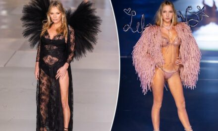 Kate Moss, 50, takes Victoria’s Secret fashion show by storm in surprise appearance with daughter Lila, 22