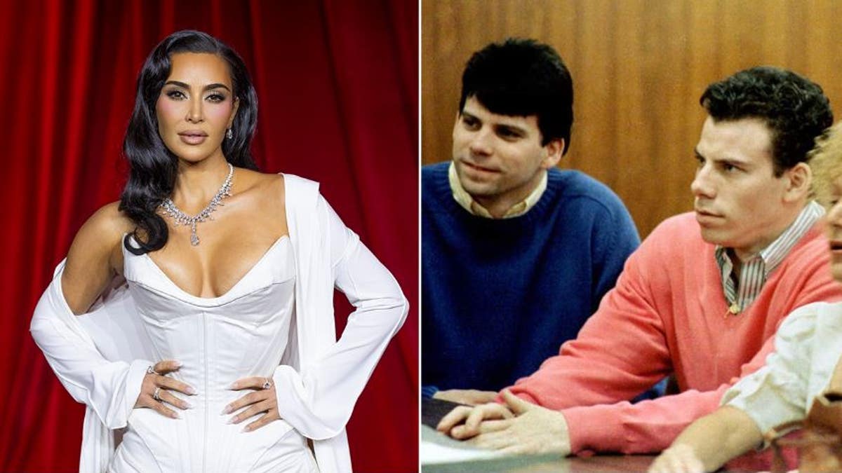 A split of Kim Kardashian and the Menendez brothers