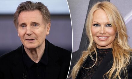 Liam Neeson confesses he’s ‘madly in love’ with co-star Pamela Anderson