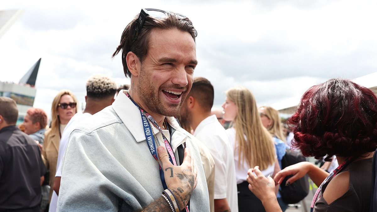 Liam Payne attends the F1 Grand Prix in England