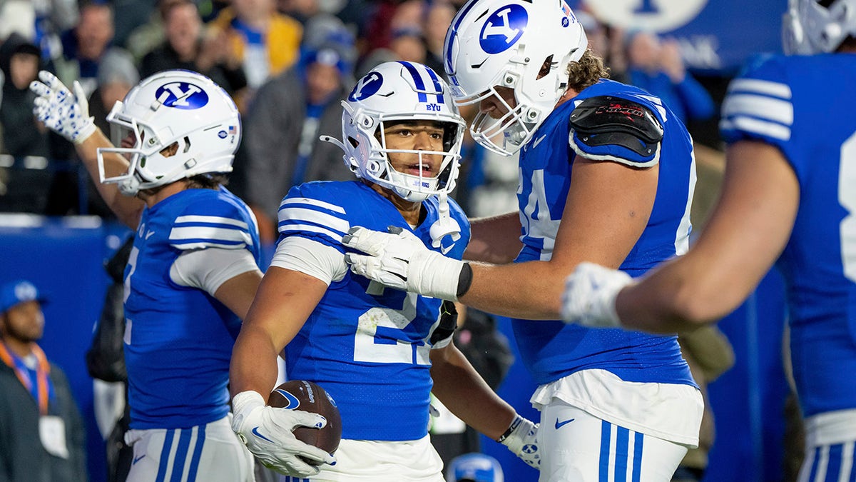 LJ Martin celebrates