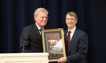 National Review’s Rich Lowry Accepts Victor G. Rosenblum Pro-Life Champion Award