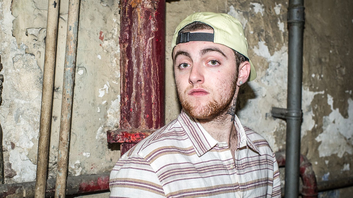 Close up of Mac Miller