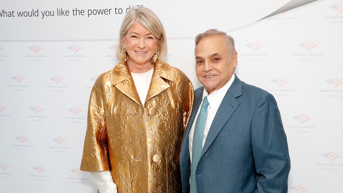 Martha Stewart with Lee Schrager