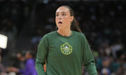 WNBA first-rounder Nika Muhl stretchered off court after freak injury in overseas game