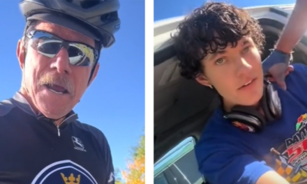 Angry cyclist who screamed at driver that he has ‘more rights’ fined after calling cops