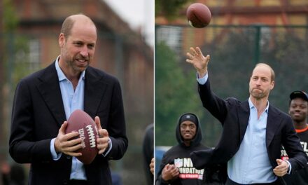 Prince William shocks former NFL player with impressive throw: ‘He could definitely be a quarterback one day’