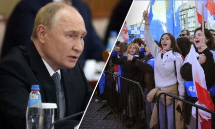 Putin looks to halt neighboring Georgia’s Western ambitions in vital election