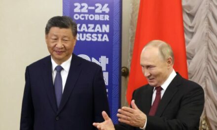 Best Friends: Putin Gives Xi Jinping Top Billing at Anti-U.S. BRICS Summit