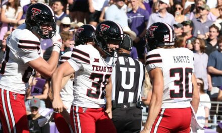 Texas Tech kicker flashes MAGA shirt after scoring touchdown on trick play