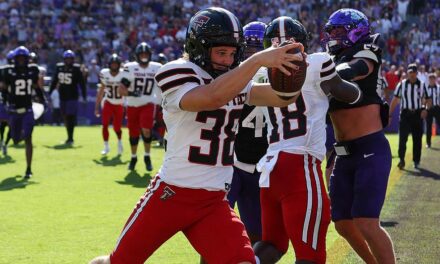 Texas Tech coach talks kicker’s viral MAGA message, says team will address it and ‘find the best solution’