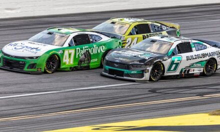 NASCAR driver Ricky Stenhouse Jr wins at Talladega by .006 seconds