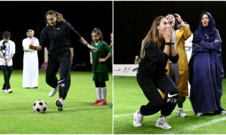 Tennis Star Aryna Sabalenka Shows Of Soccer Skills, Smokes Photographer In The Head