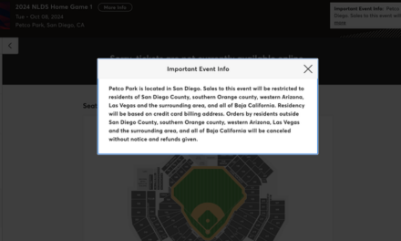 San Diego Padres Once Again Won’t Let Dodgers Fans Buy NLDS Tickets