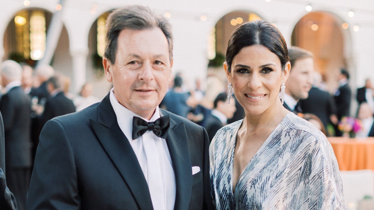 Sergio and Tatiana Pino smile in an undated photograph