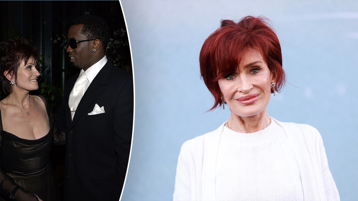 Sharon Osbourne with Diddy