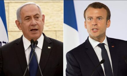 Netanyahu tells Macron that Israel was not created by the UN, but by ‘blood of our heroic fighters’