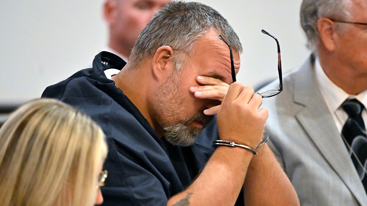 Sheriff Stines sits in courtroom