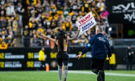 Steelers Fan With Pro-Trump Sign Has Been Identified As A ‘Cold Beer & Liberal Tears’ Drinking Instagram Model