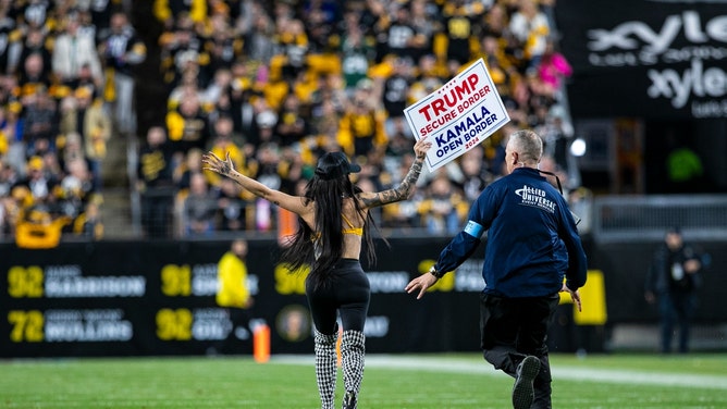 steelers fan pro-trump sign instagram model claudia rose