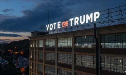 New York company unveils 100-foot ‘Vote for Trump’ sign, gets sued by Democratic mayor