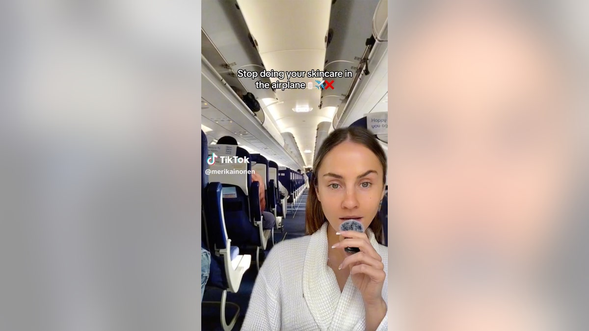 stop doing skincare on flight