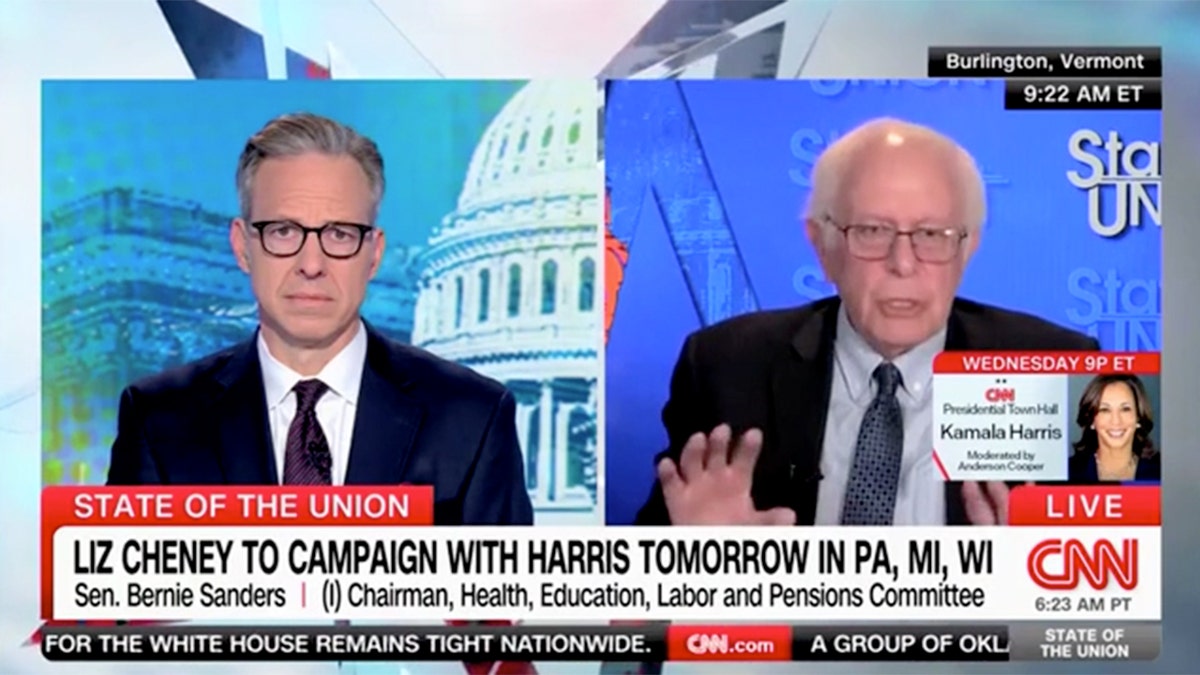 Bernie Sanders and Jake Tapper