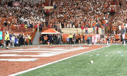 Texas fined $250,000 for fans throwing debris on field, ‘required’ to find those who did so