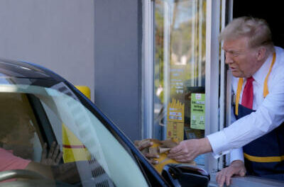 HAIL TO THE CHEF! Trump Works the McDonald’s Drive-Thru, Greets Customers in PA