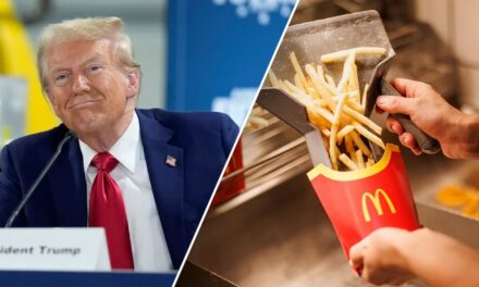 Trump: ‘I’m gonna do everything’ as he works behind a McDonald’s counter this weekend