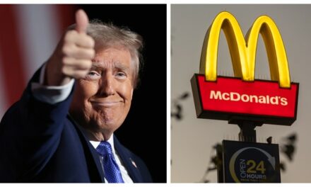 Massive Crowd Gathers For Donald Trump At Pennsylvania McDonald’s