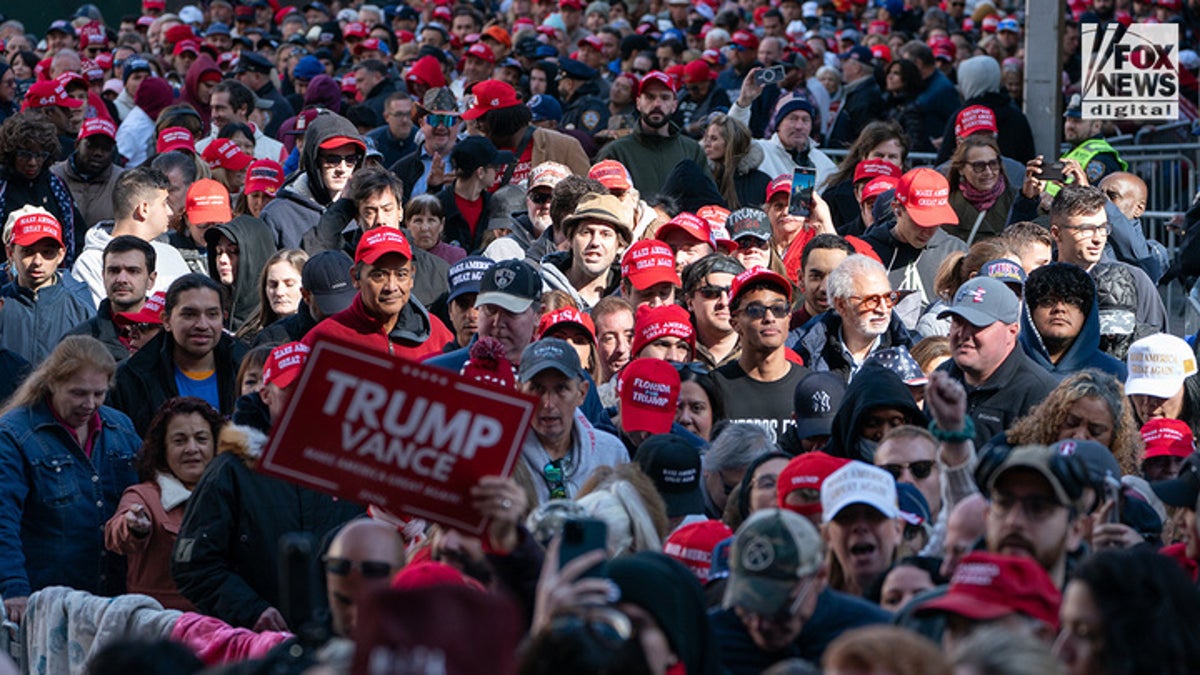 Trump supporters in New York City