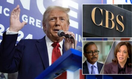 Trump sends letter to CBS demanding unedited ’60 Minutes’ Harris transcript, teases potential lawsuit