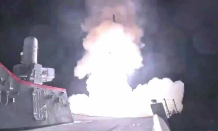 WATCH: US destroyer fires ballistic missile interceptors to defend Israel against Iranian barrage