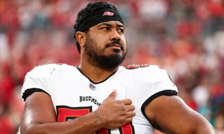 Buccaneers’ Vita Vea celebrates sack with sniper crawl amid NFL crackdown on ‘violent’ gestures