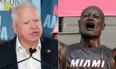 Tim Walz calls new viral Dwyane Wade statue ‘horrific’