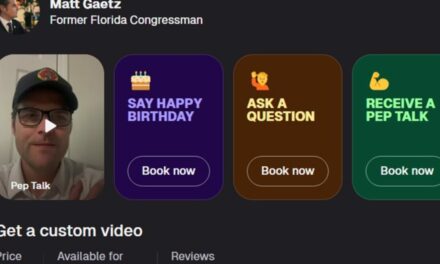 Matt Gaetz Joins Cameo One Day After Withdrawing from Attorney General Consideration