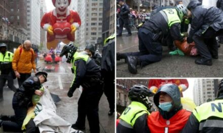 WATCH: Mass Arrests at Macy’s Thanksgiving Day Parade After It Was Stopped by Anti-Israel Protesters