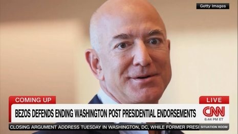 Defying Bezos? Wash Post Out Sourcing Reporting to Left-Wing Lobbying Groups