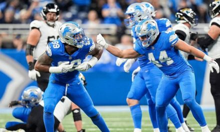 Lions dance their way to blowout win over Jaguars