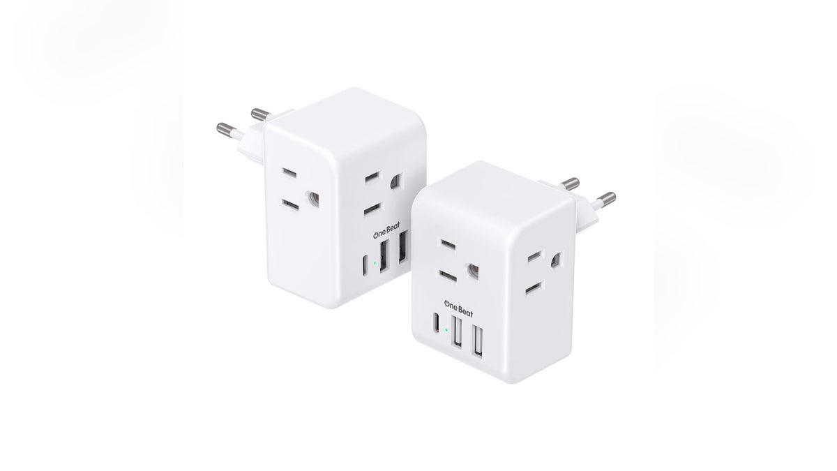 Charge your devices from anywhere with a travel adapter. 