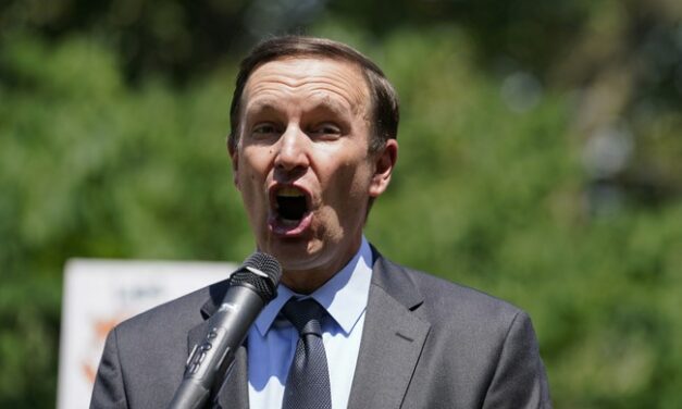 Chris Murphy Hilariously Seeks to Bridge Democrats and Blue-Collar Workers Through GLAAD Membership