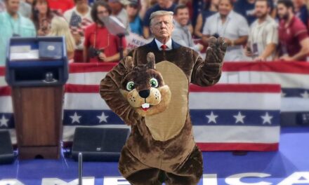 Trump Projected To Win In 50-State Landslide After Appearing In Squirrel Costume