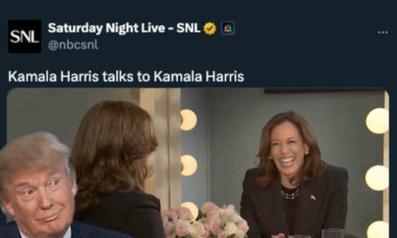 WATCH: Kamala Copies Trump During Surprise SNL Visit