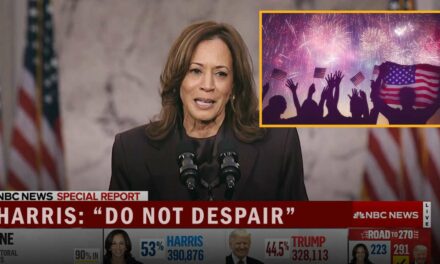 ‘Don’t Despair,’ Kamala Tells Celebrating Nation