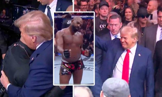 Last night’s UFC fight was a SCENE featuring Trump, Elon, Rogan, Kid Rock, Jon Jones, and a host of others at the Madison Square Garden event