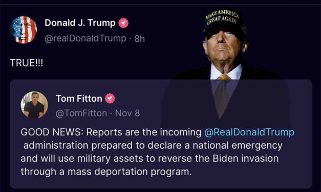 Trump confirms he will declare a national emergency, use “military assets” to carry out mass deportations